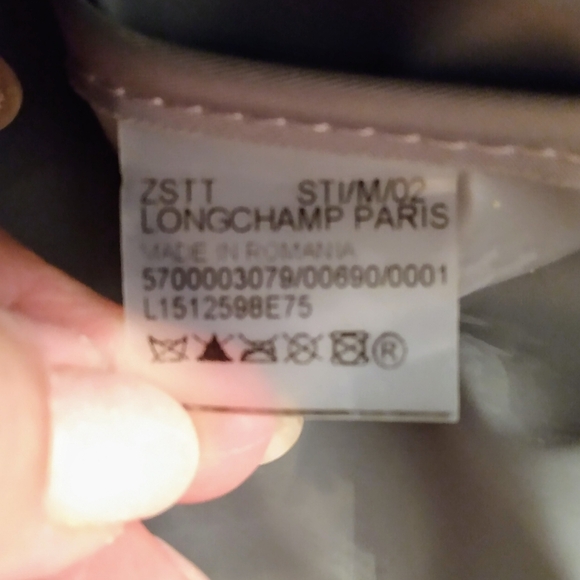 Longchamp Le Pliage Leather & Sateen Bag - Picture 8 of 8